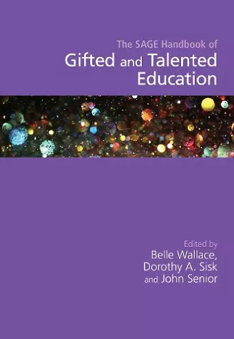 The SAGE Handbook of Gifted and Talented Education cover