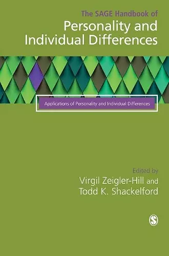 The SAGE Handbook of Personality and Individual Differences cover