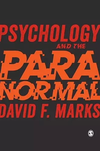 Psychology and the Paranormal cover