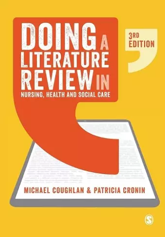 Doing a Literature Review in Nursing, Health and Social Care cover