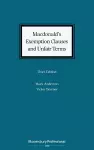 Macdonald's Exemption Clauses and Unfair Terms cover