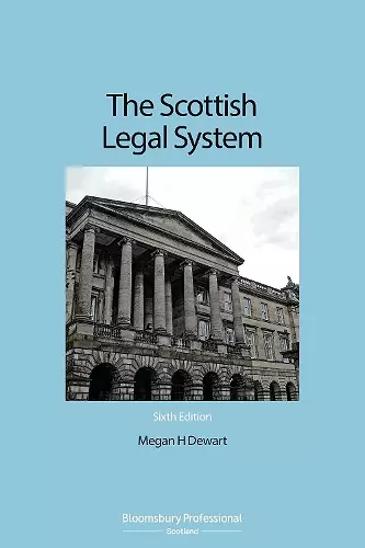 The Scottish Legal System cover