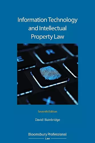 Information Technology and Intellectual Property Law cover