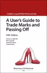 A User's Guide to Trade Marks and Passing Off cover