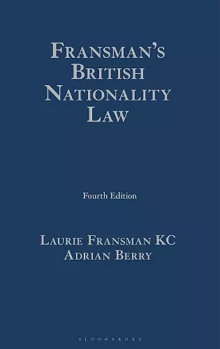 Fransman’s British Nationality Law cover