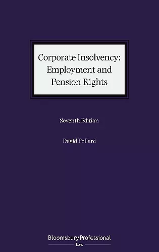 Corporate Insolvency: Employment and Pension Rights cover