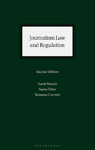Journalism Law and Regulation cover