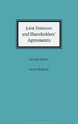Joint Ventures and Shareholders' Agreements cover