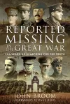 Reported Missing in the Great War cover