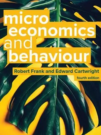 Microeconomics and Behaviour, 4e cover