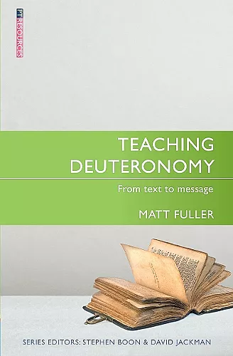 Teaching Deuteronomy cover
