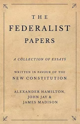 The Federalist Papers cover