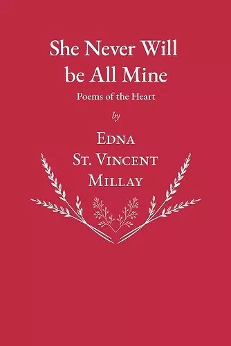 She Never Will be All Mine - Poems of the Heart cover