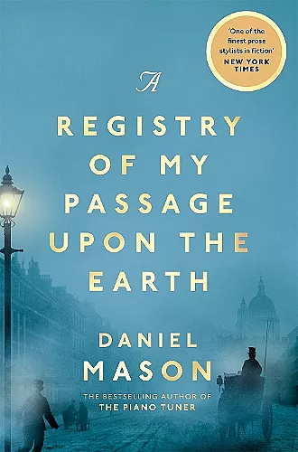 A Registry of My Passage Upon the Earth cover