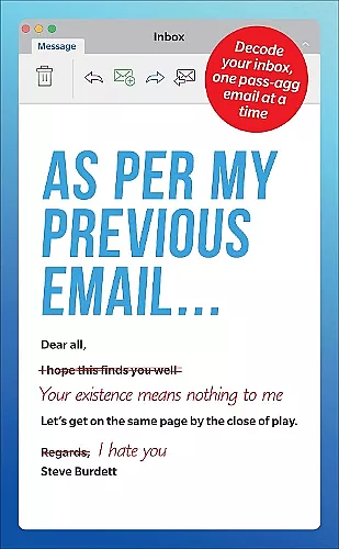 As Per My Previous Email ... cover