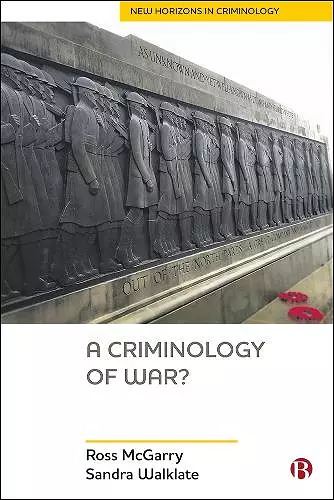 A Criminology of War? cover