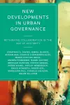 New Developments in Urban Governance cover