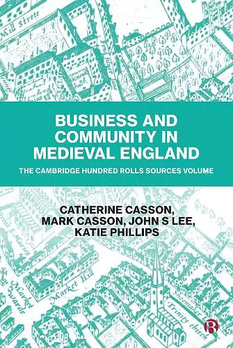 Business and Community in Medieval England cover