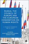 Russia, the Council of Europe and the European Convention on Human Rights cover