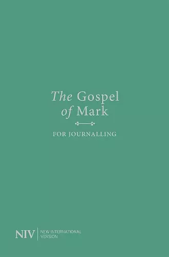 NIV Gospel of Mark for Journalling cover