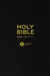 NIV Larger Print Black Leather Bible cover