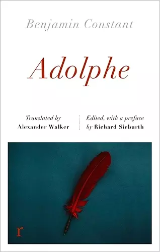 Adolphe (riverrun editions) cover