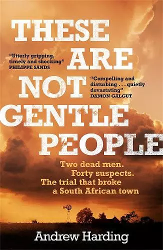These Are Not Gentle People cover