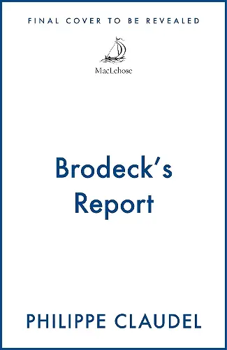 Brodeck's Report cover