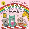 Happy Friends: A Cute and Cosy Colouring Book cover