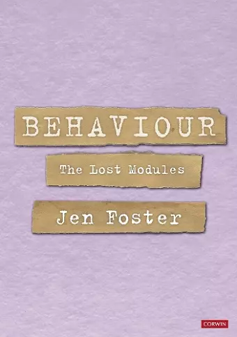 Behaviour: The Lost Modules cover