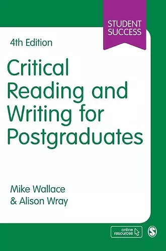 Critical Reading and Writing for Postgraduates cover