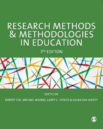 Research Methods and Methodologies in Education cover