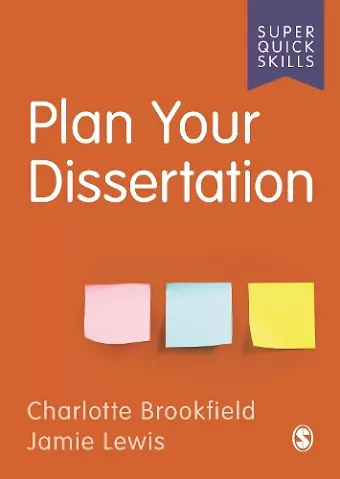 Plan Your Dissertation cover