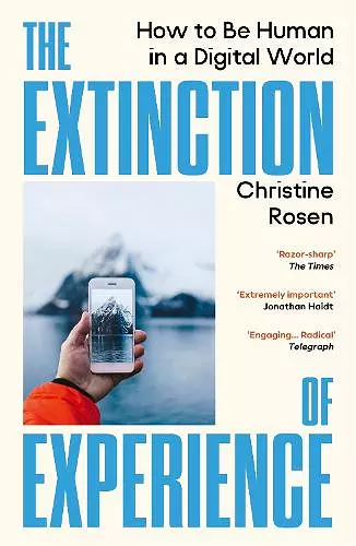 The Extinction of Experience cover