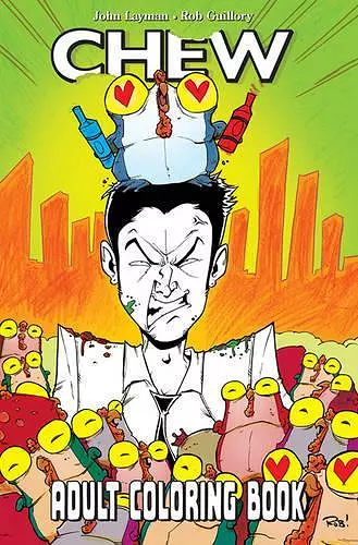 Chew Adult Coloring Book cover