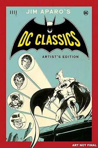JIM APARO’S DC CLASSICS ARTIST’S EDITION HC CVR A cover