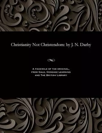 Christianity Not Christendom cover