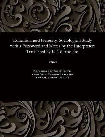 Education and Heredity cover