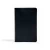 CSB Single-Column Personal Size Bible, Black LeatherTouch cover