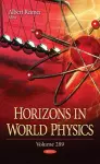 Horizons in World Physics cover