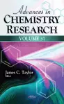 Advances in Chemistry Research cover