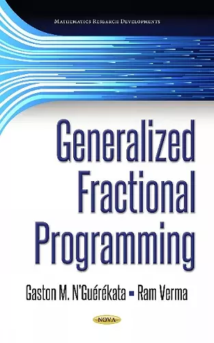 Generalized Fractional Programming cover