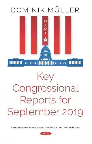 Key Congressional Reports for September 2019 cover