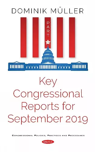 Key Congressional Reports for September 2019 cover