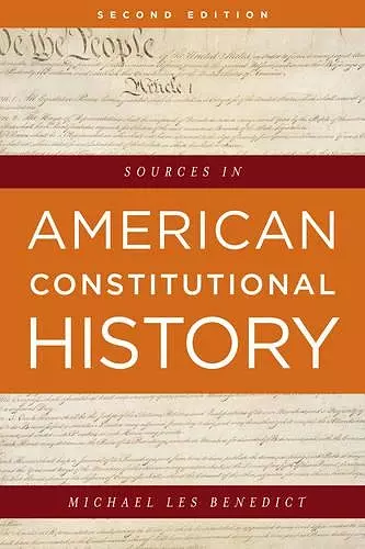 Sources in American Constitutional History cover