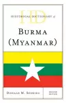 Historical Dictionary of Burma (Myanmar) cover