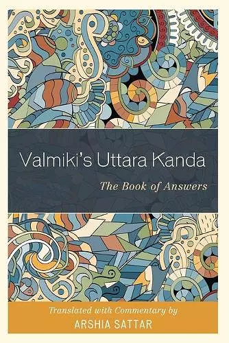 Valmiki's Uttara Kanda cover