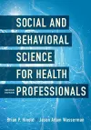 Social and Behavioral Science for Health Professionals cover