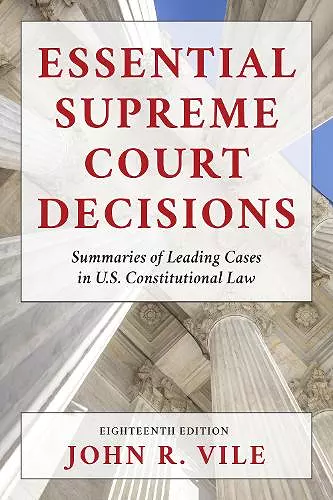 Essential Supreme Court Decisions cover