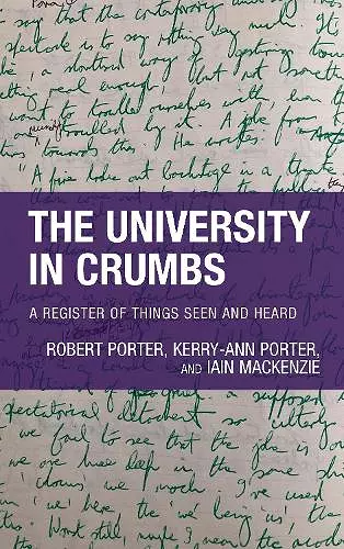 The University in Crumbs cover